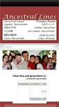 Mobile Screenshot of ancestrallines.net
