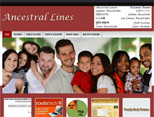Tablet Screenshot of ancestrallines.net